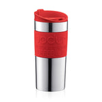 Vacuum travel mug, small, 0.35 l, 12 oz, s/s Red Bodum