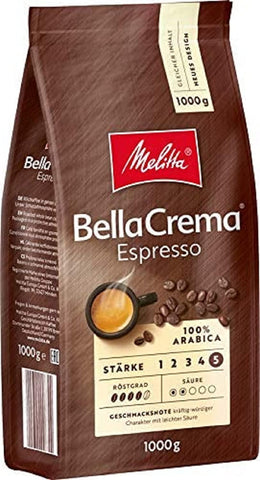 Melitta Bella Crema Espresso Coffee Beans 1kg